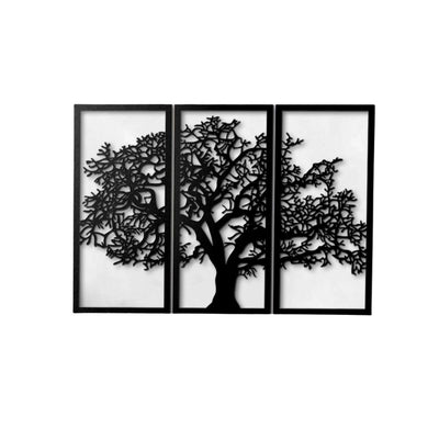 Cornice decorativa albero della vita nero 125x88 cm MT1924011