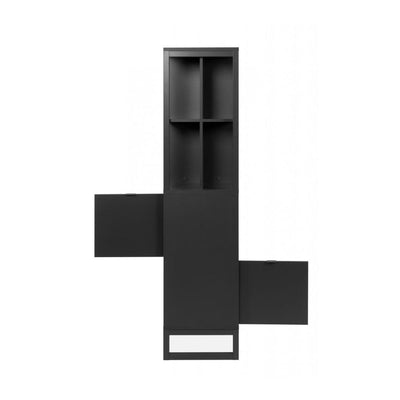 Credenza a giorno Sumatra20A antracite bifacciale