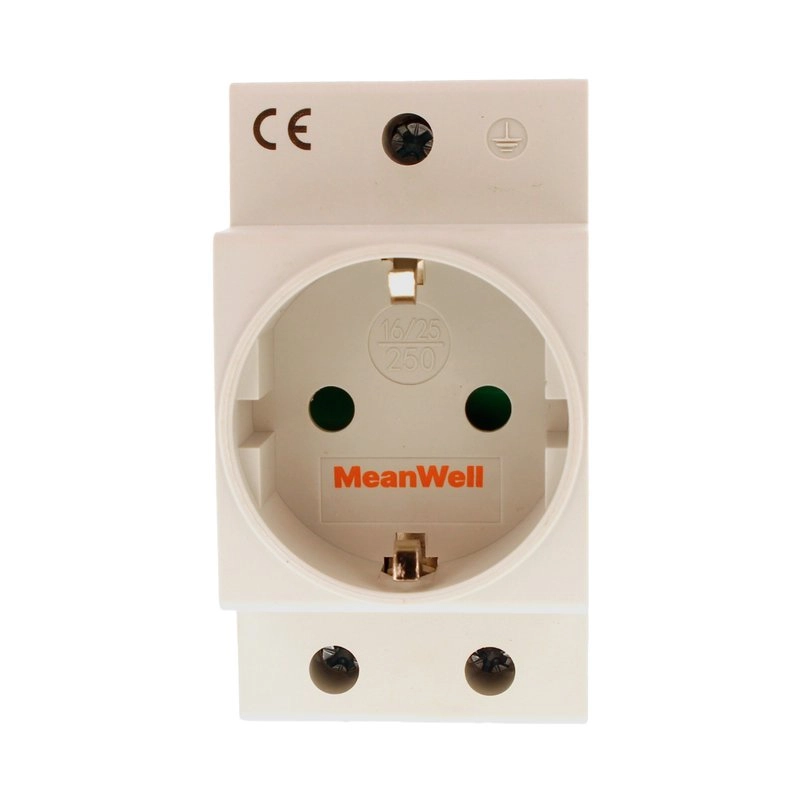 Presa Schuko Tipo F Meanwell 2M 25A Ac 250V Ip20 Certificata Iec60884