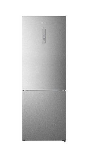 Hisense RB645N4BIE Frigorifero Combinato con congelatore Libera installazione 495 L Classe E Acciaio inossidabile