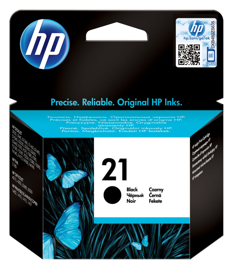 HP Cartuccia originale inchiostro nero 21
