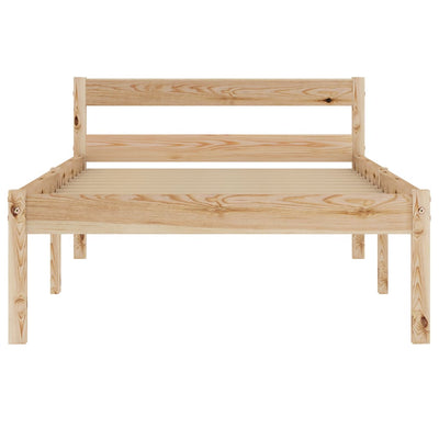 vidaXL Giroletto senza Materasso 100x200 cm in Legno Massello di Pino