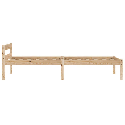 vidaXL Giroletto senza Materasso 100x200 cm in Legno Massello di Pino