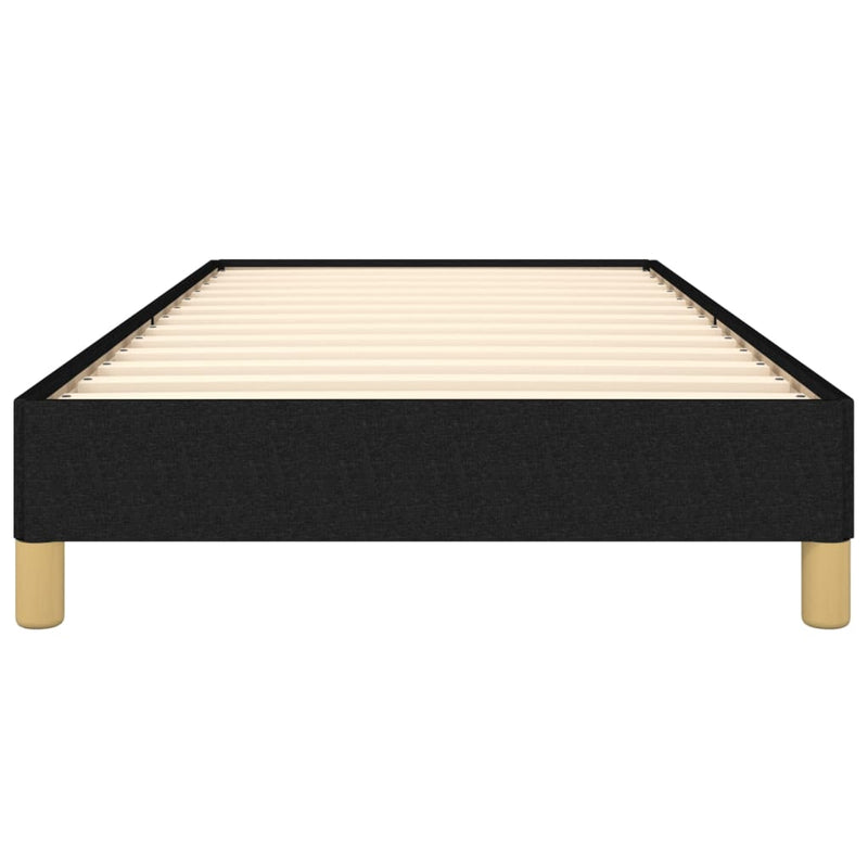 vidaXL Giroletto Nero 80x200 cm in Tessuto
