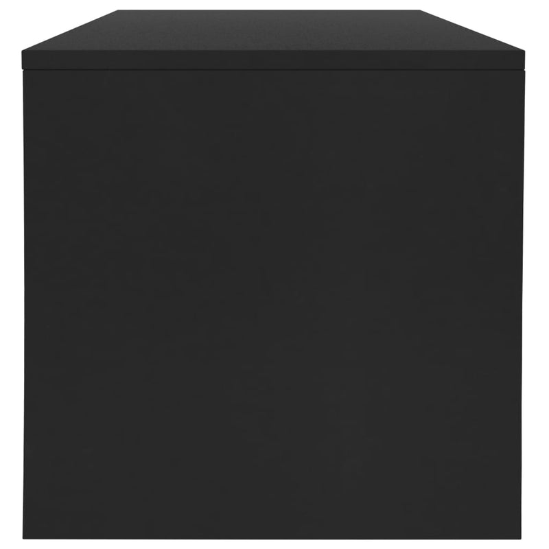 vidaXL Tavolino da caffè Nero 100x40x40 cm Legno ingegnerizzato