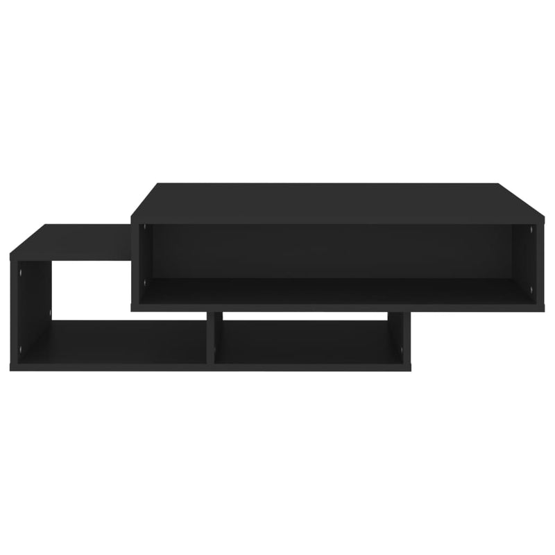 vidaXL Tavolino da Salotto Nero 105x55x32 cm in Truciolato