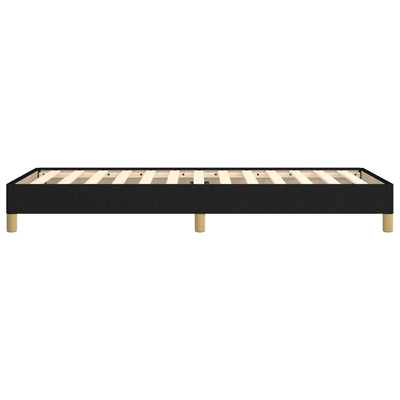 vidaXL Giroletto Nero 80x200 cm in Tessuto