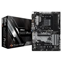 ASRock B450 Pro4 R2.0 Super Alloy AMD AM4 Socket Motherboard, ATX, 4x DDR4 Slots, 2x M.2 Sockets, GbE LAN, 1x D-Sub / 1x DisplayPort / 1x HDMI Port