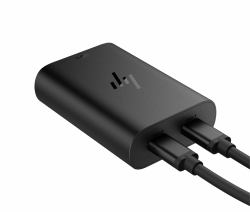 HP Caricabatterie per laptop USB-C GaN da 65 W (HP - USB-C power adapter - AC 115/230 V - 65 Watt - output connectors: 2 - United Kingdom)