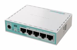 Mikrotik hEX router cablato Gigabit Ethernet Bianco (MikroTik - The hEX Refresh 2024 - E50UG [RouterOS L4, UK PSU])