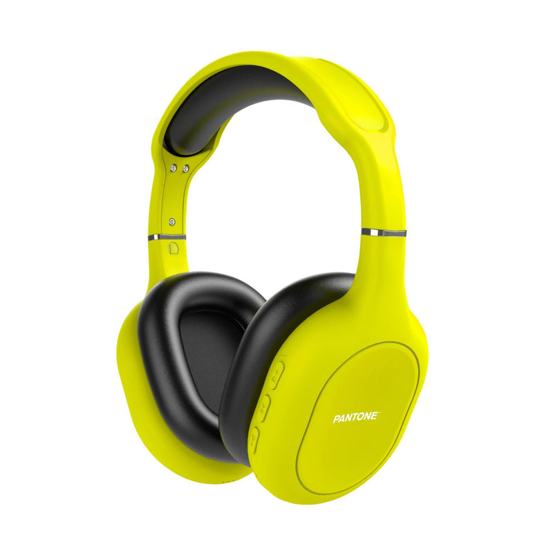 Pantone Cuffie Bluetooth OveR-Ear Fluo Yellow