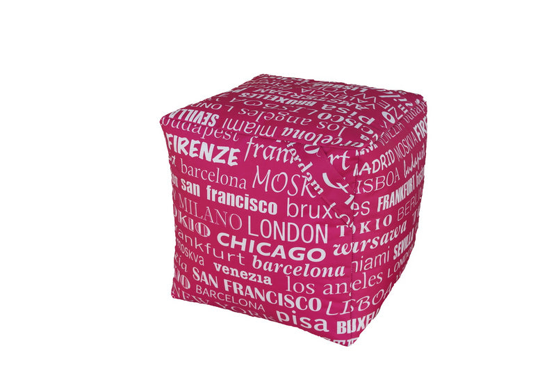 Prodotti Pouf Pouf Big City durevoli impermeabili per esterni design moderno ideali per il relax in piscina