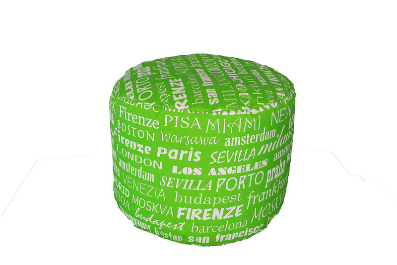 Pouf Big City impermeabili durevoli per esterni design moderno ideali per il relax in piscina