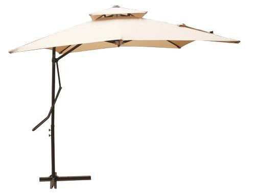 OMBRELLONI OMBRELLONE LATERALE IN ACCIAIO QUADRO PUSH-UP CM.250X250