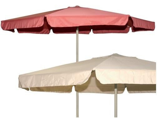 OMBRELLONE GIARDINO TONDO ALLUMINIO CON BORDO CM.400 OMBRELLONI ARREDO GIARDINO