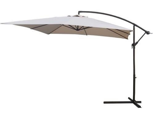 OMBRELLONE GIARDINO IN ALLUMINO LATERALE QUADRO CM.300X300