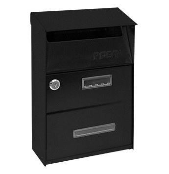 CASSETTA POSTALE MOD. RUGBY GRIGIO GHISA CM.L22xP11xH32,5