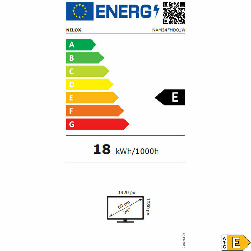 Monitor Nilox 120HZ 24" Full HD LCD