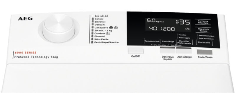 AEG LTR6G37A Serie 6000 Lavatrice Caricamento dall&