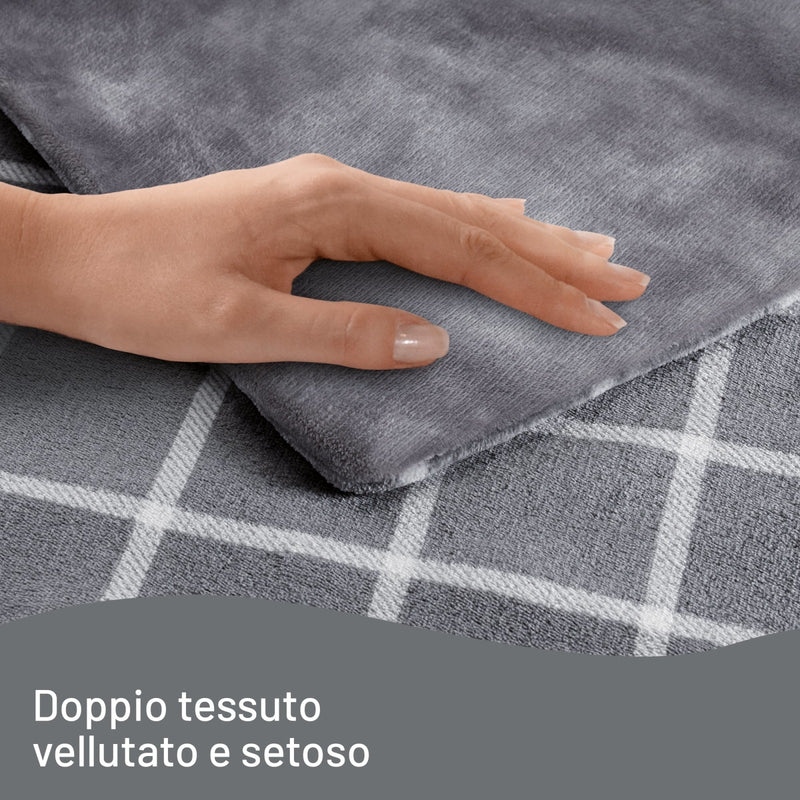 Imetec Caldoplaid Velvet Square Plaid Riscaldabile