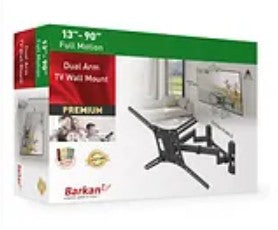 Barkan Mounting Systems WH-464-SW Supporto TV Nero