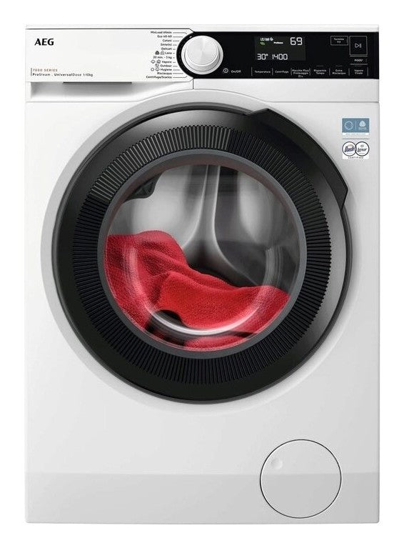AEG LR7FD104V Lavatrice 10 kg Centrifuga 1400 Giri Inverter Vapore Classe A