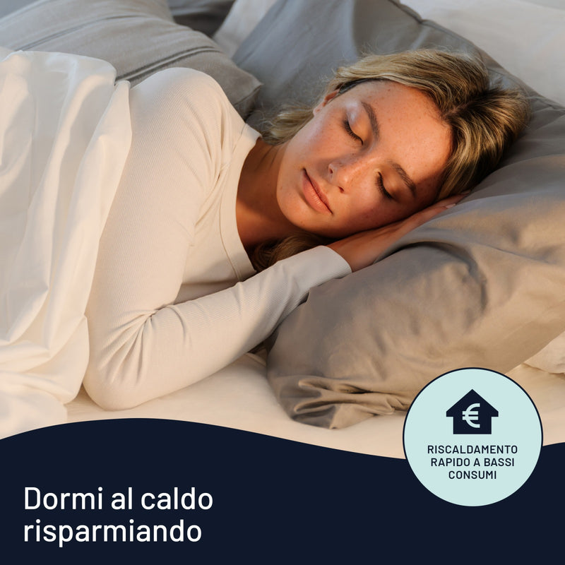 Imetec Scaldasonno Adapto Maxi Coprimaterasso Singolo 195x90 cm