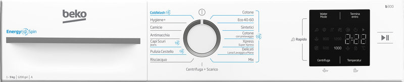 BEKO LAVATRICE 9KG INVERTER ENERGYSPIN INVERTER A 1200GIRI BMWU3921W