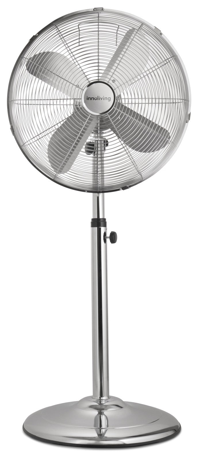 10Innoliving Ventilatore Domestico Cromo 40 cm