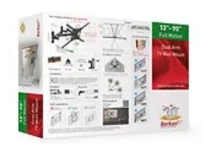 Barkan Mounting Systems WH-464-SW Supporto TV Nero