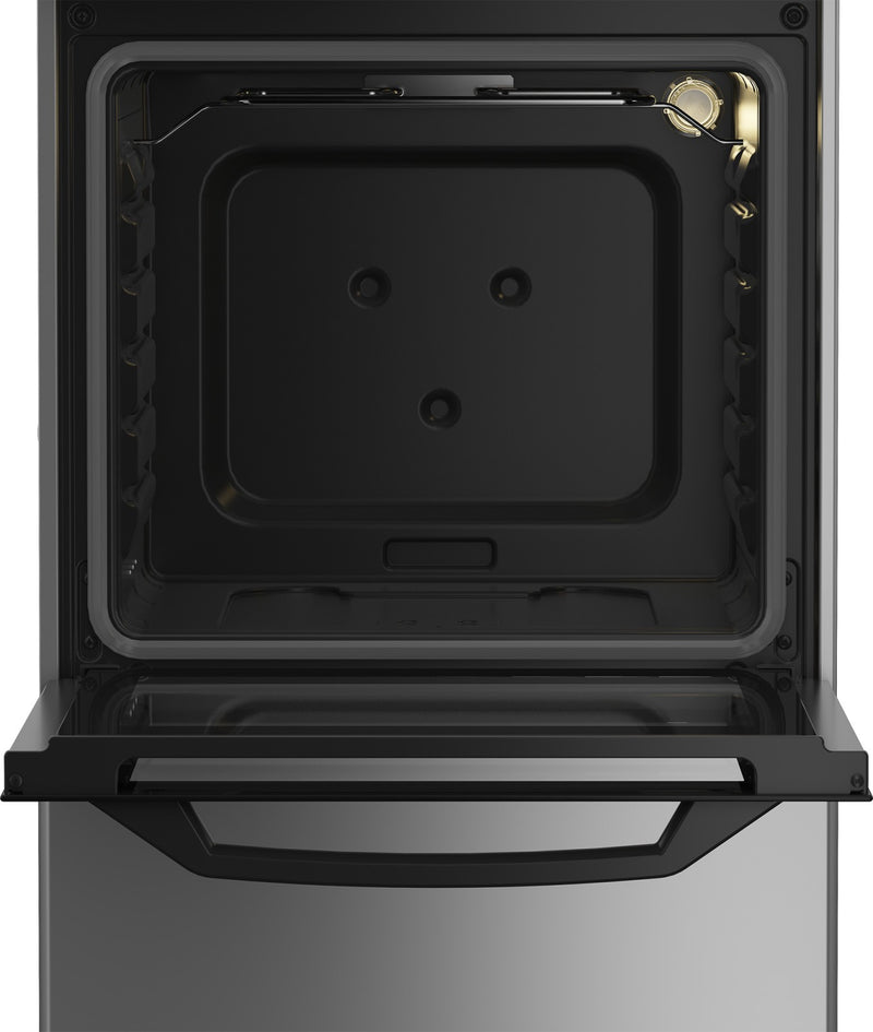 BEKO CUCINA A GAS 4 BRUCIATORI FORNO ELETT.54LT 50x50 SILVER CSS42014FS