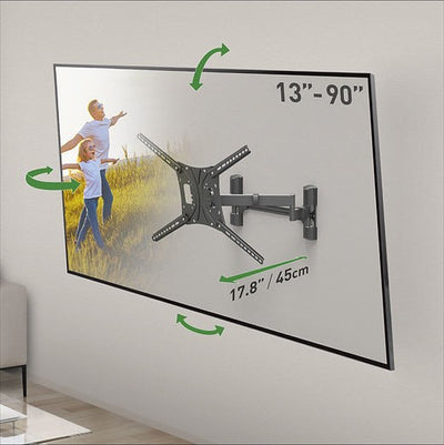 Barkan Mounting Systems WH-464-SW Supporto TV Nero