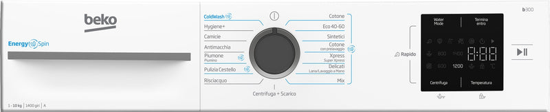 BEKO LAVATRICE 10KG INVERTER ENERGYSPIN INVERTER A 1400GIRI BMWU31041A