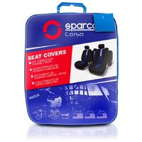 Set di coprisedili per auto Sparco - Blu