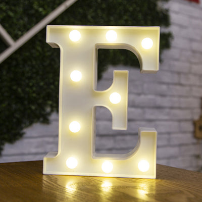 26 Letters White LED Night Light Marquee Sign Alphabet Lamp