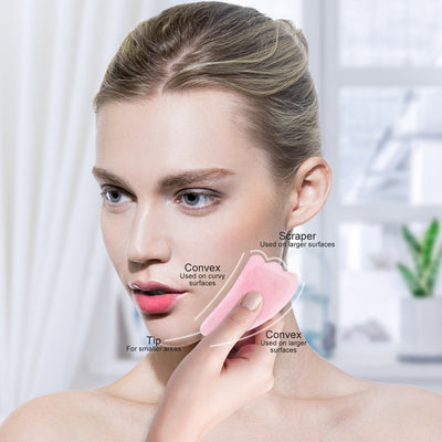 Jade Roll Massager Relieves Facial Tension