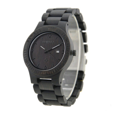 Men'S Simple Ultra-Thin Wood Watch Creative Gift Quartz Watch