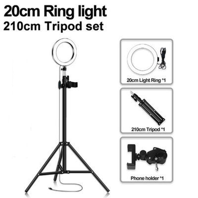 Mobile Phone Live Selfie Anchor round LED Fill Light