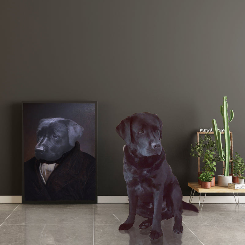 Personalized Pet Canvas Portrait Image Nordic Wall Art Picture