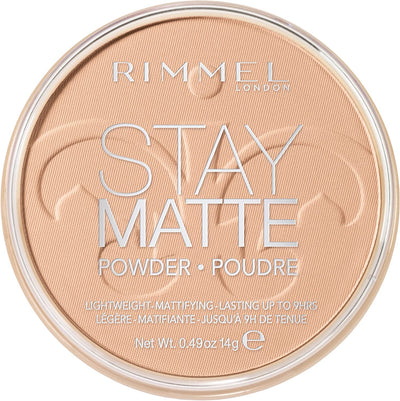 Cipria Compatta Stay Matte - Polvere Opacizzante a Lunga Tenuta per Pelli Grasse E Miste - Silky Beige - 14 G