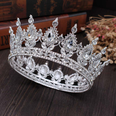 Bride Wedding Atmosphere round Crown Tiara