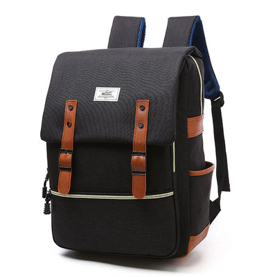 2021 Vintage Men Women Canvas Backpacks School Bags for Teenage Girls Laptop Backpack with USB Charging Fashion Travel