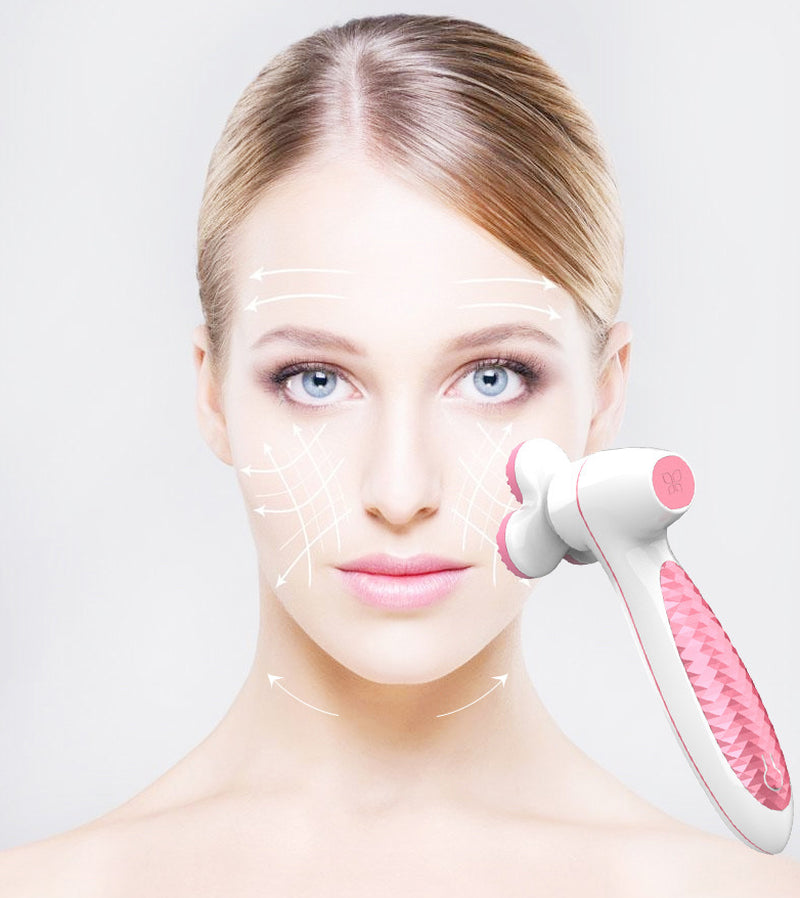 Three round 3D Silicone Cleansing Instrument