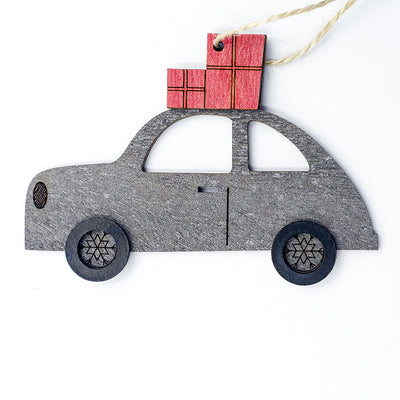 Creative Wooden Painted Car Decoration Pendant