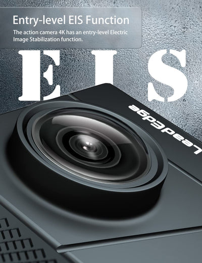 Action Cam 4K/30FPS 20MP EIS Microfono Esterno Wifi Telecomando 2.0 IPS Grandangolare Immersione Subacqueo Di 40 Metri Impermeabile Action Cam 4K 2X1050Mah Batterie E Accessori