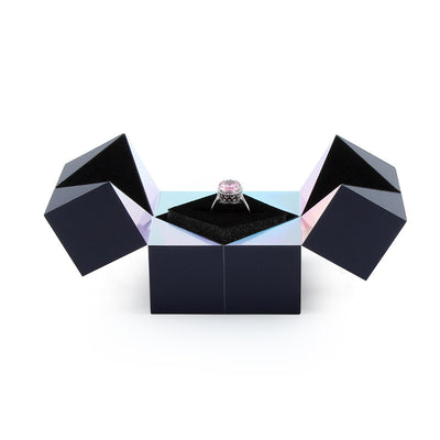 Valentine'S Day Magic Cube Jewelry Packaging Box Personalisation Propose Marriage Ring Box