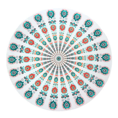 Round Carpet Scarf Mandala Tapestry