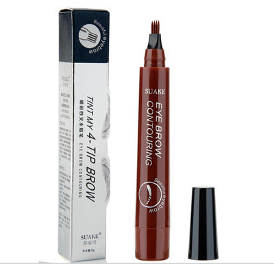 Four-Headed Eyebrow Pencil Long-Lasting No Blooming