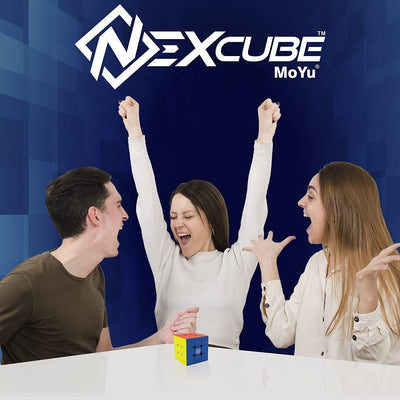 , Nexcube 3X3 Classic, Cubo per Speedcuber, Senza Adesivi Con Riposizionamento Preciso E Doppio Sistema Di Regolazione, Multicolore, ‎13.18 X 8 X 5.51 Cm; 72 Grammi