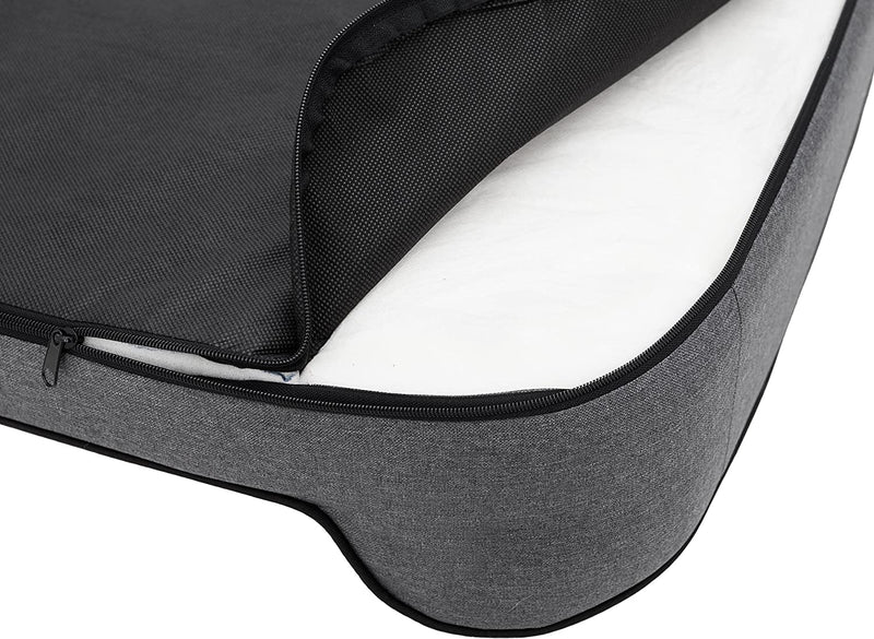 Cuccia Cane - Letto per Cani, Con Rivestimento in Cordura Rimovibile (Lavabile a 30°) - Cuccia per Cani Taglia Piccola E Grande - Cuccia Cani Coccolosa - 100 X 64 Cm - Grafite